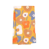 Mustard Floral Splodge Scarf