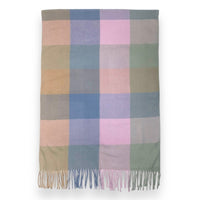Pastels Check Winter Scarf