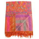 Burnt Orange Autumn Pashmina Wrap