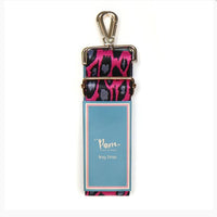 Pink Animal Print Bag Strap