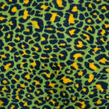 Green Bold Leopard Print Scarf