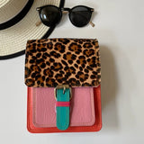 Pink Orange Leopard Gertrude Bag