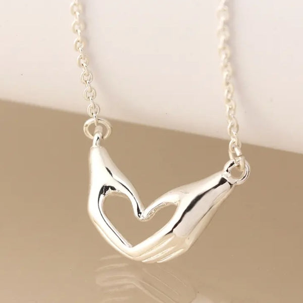 Heart & Hands Necklace