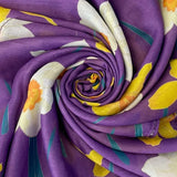 Purple Daffodil Scarf