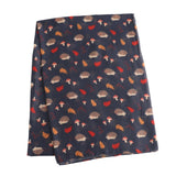 Navy Autumn Hedgehog Scarf