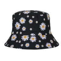 Black Daisy Bucket Hat