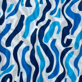 Blue Swirl Scarf