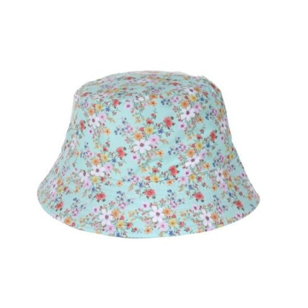 Mint Floral Bucket Hat