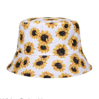 White Sunflower Bucket Hat