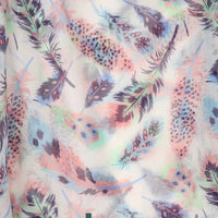 Feather Pastel Mix Scarf