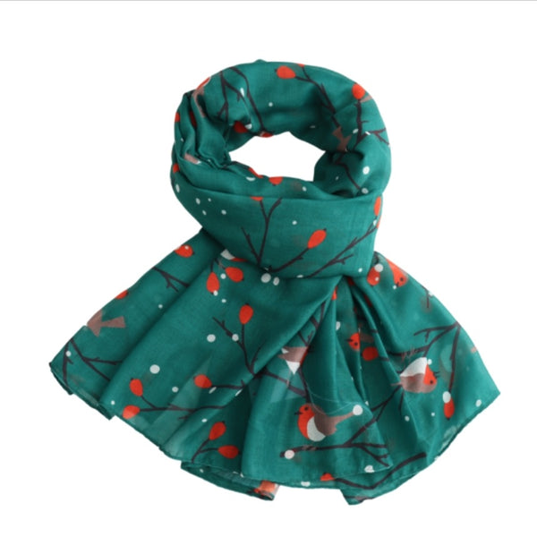 Green Robin Scarf
