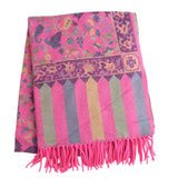 Pink Autumn Pashmina Wrap
