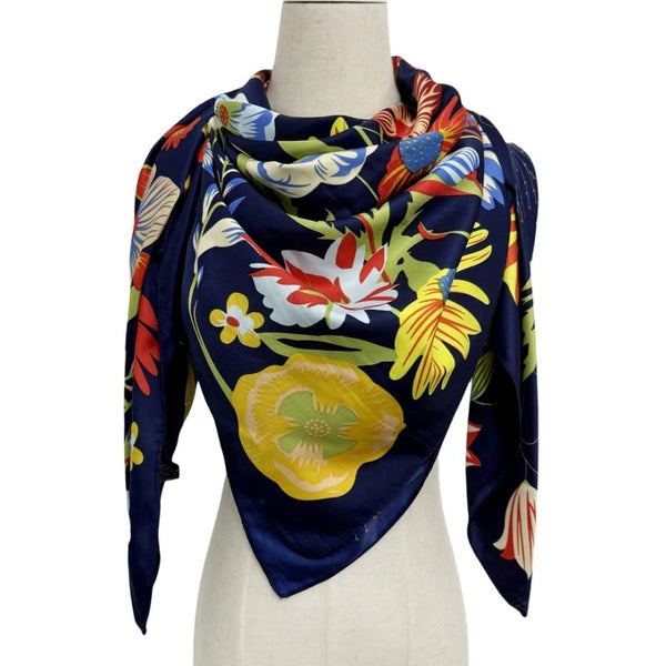 Blue Wildflower Scarf