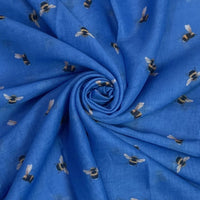 Blue Bumble Bee Scarf