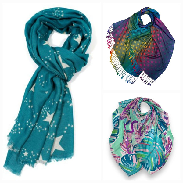 The Blues Bundle ~ 3 Scarves