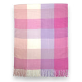 Pink checks scarf