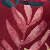 Burgundy Amazon Palm Scarf