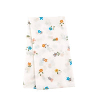 White Ditsy Flowers Scarf
