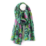 Organic Cotton Green Meadow Scarf