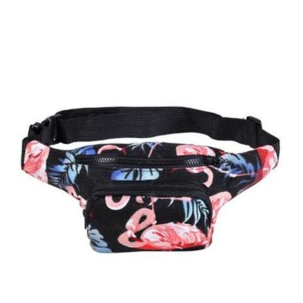 Black Flamingo Bum Bag