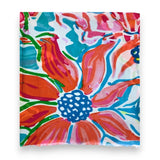 Turquoise Spring Flower Scarf