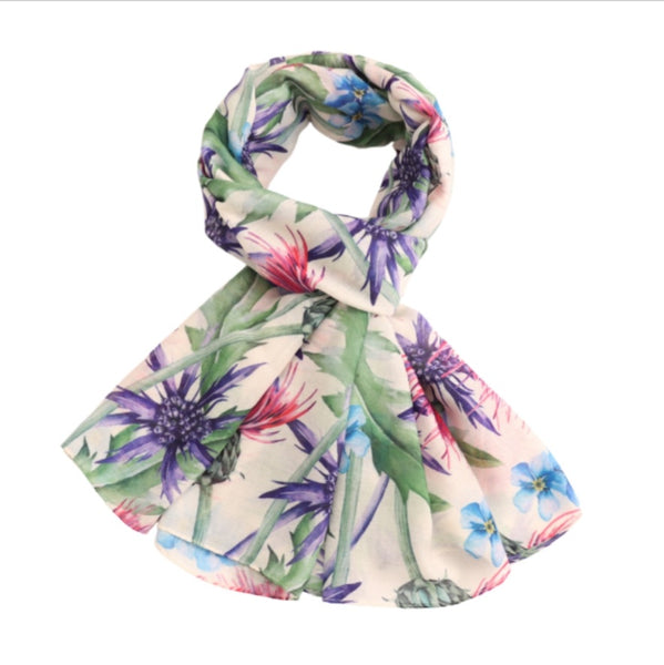 White Thistle Scarf