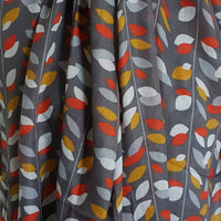 Grey Leaf Scarf