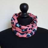 Pink Leopard Print Snood