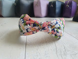 Blue floral alice head band