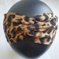 Brown Animal Print Bandeau