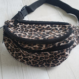 Animal print waist bum bag