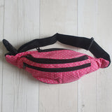 Pink Polka Dot Waist Bag