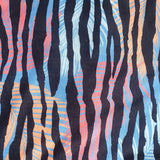 Colourful zebra print snood