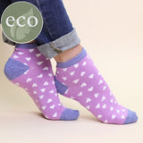 Lilac Heart Duo Ankle Socks